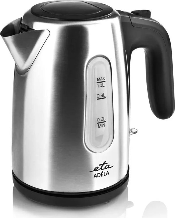 Βραστήρας Eta ETA Virdulys | ETA160490000 ADÉLA | Electric | 1600 W | 1 L | Ανοξείδωτο ατσάλι | Βάση περιστροφής 360° | Ανοξείδωτο ατσάλι
