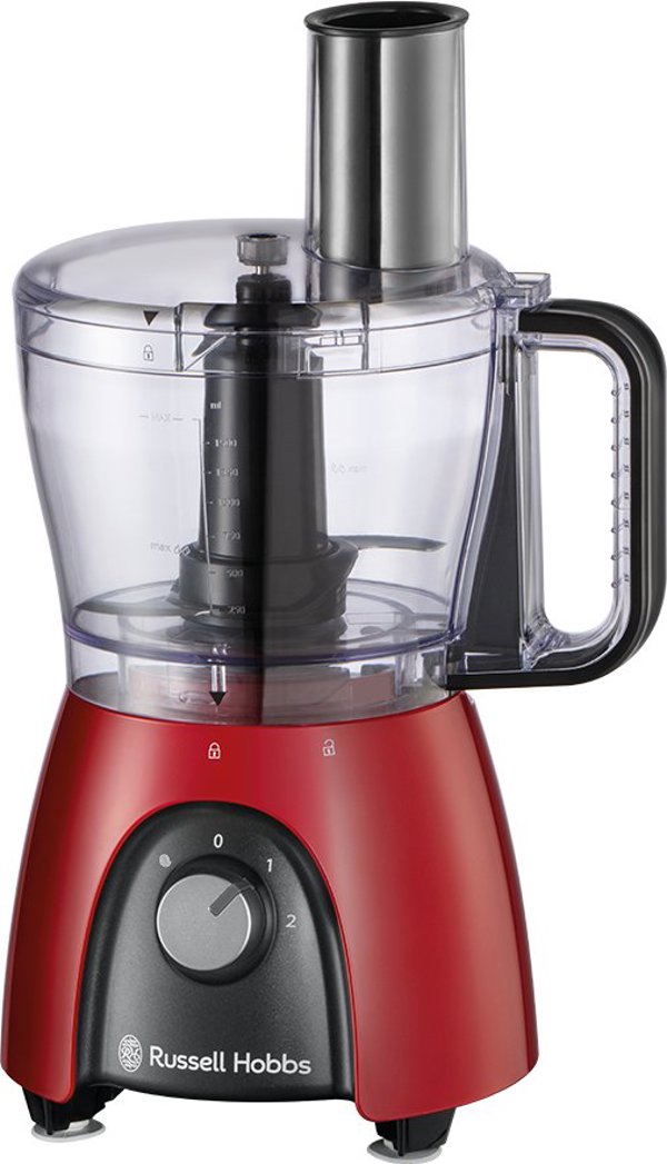 Czajnik Russell Hobbs Russell Hobbs 27110-56, 2.3 L, Black, Red, Transparent, Rotary, 1.5 L, 600 W, 240 mm