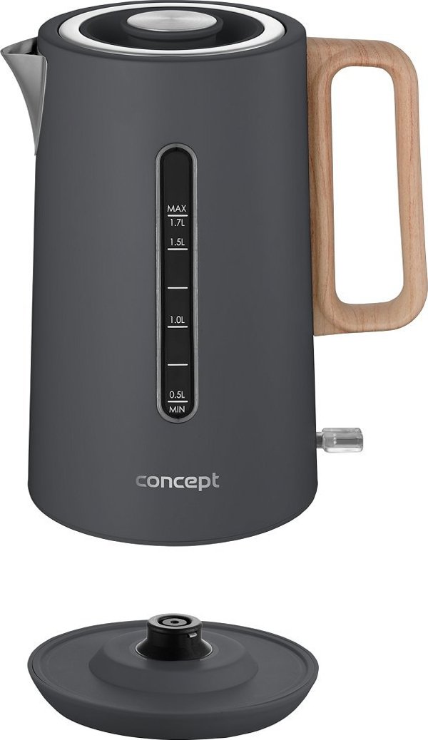 Concept RK3370 Ηλεκτρικός Βραστήρας 1.7L, 2200W, Inox