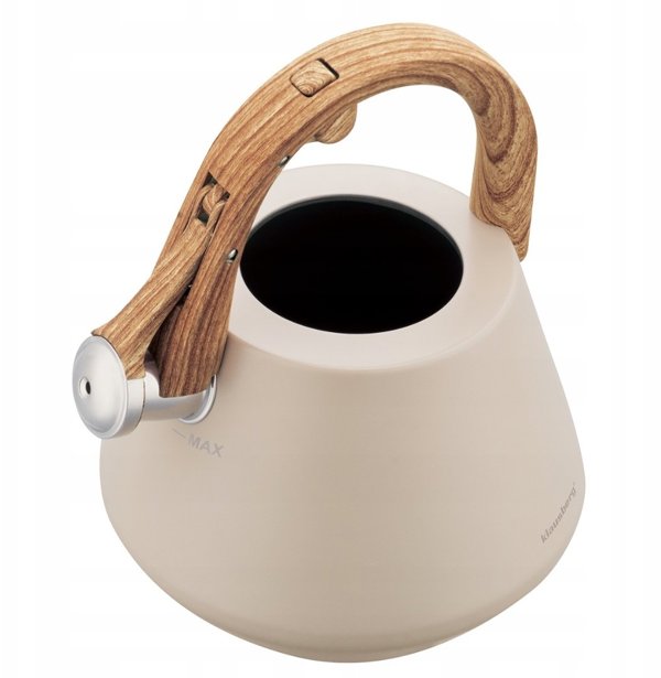 Ανοξείδωτος Βραστήρας με Σφυρίχτρα 2,5L Klausberg KB-7950 Μπεζ