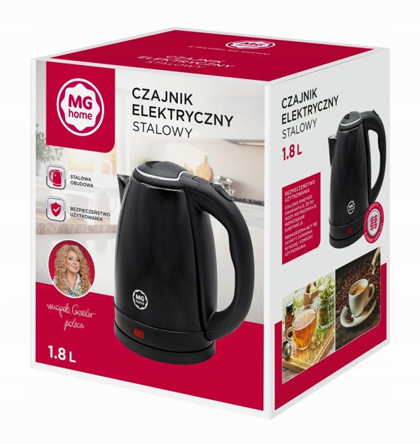 Hella Ηλεκτρικός Βραστήρας SSK 24002, 1.8L, 1500W, Μαύρος
