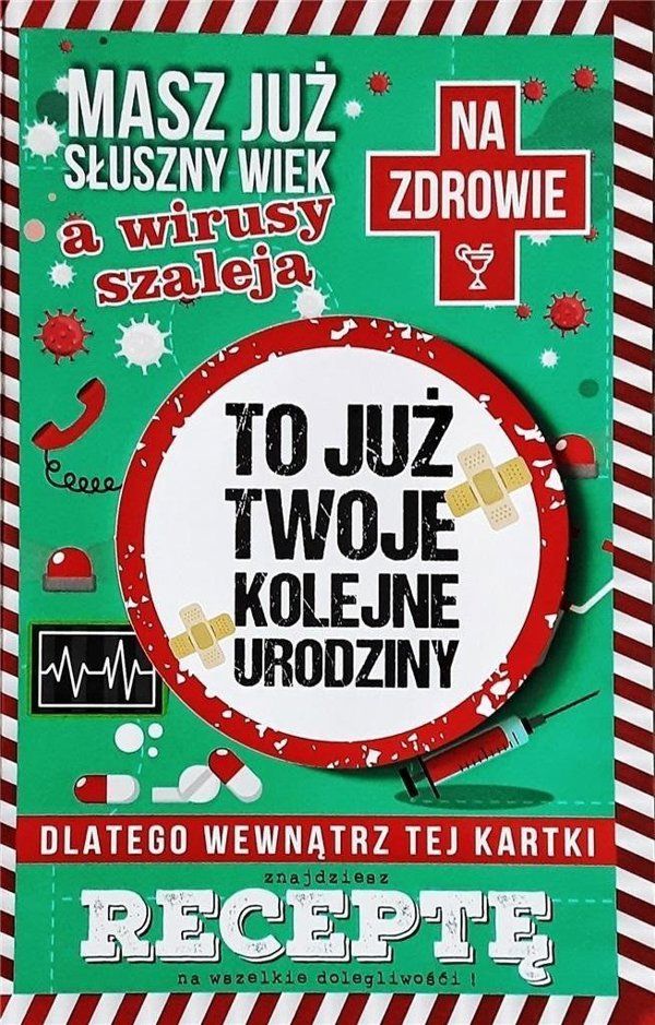 CZACHOROWSKI Karnet Urodziny zdrapka mix