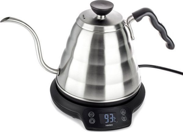 Hario V60 Power Buono Ηλεκτρικός Βραστήρας με Ρύθμιση Θερμοκρασίας, Ασημί