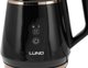Toya LUND Ηλεκτρικός Βραστήρας 1L, 1100W με Ρύθμιση Θερμοκρασίας, Μαύρο