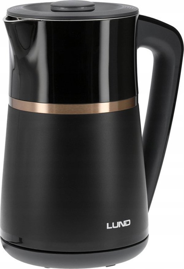 Ηλεκτρικός Βραστήρας Toya LUND 1.7L με Ρύθμιση Θερμοκρασίας, Μαύρος