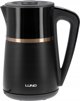 Ηλεκτρικός Βραστήρας Toya LUND 1.7L με Ρύθμιση Θερμοκρασίας, Μαύρος