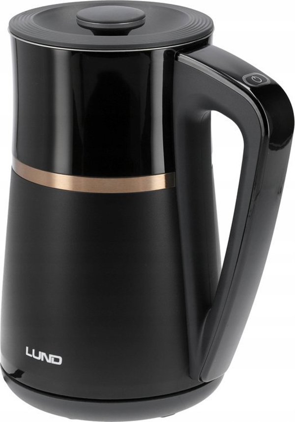 Ηλεκτρικός Βραστήρας Toya LUND 1.7L με Ρύθμιση Θερμοκρασίας, Μαύρος