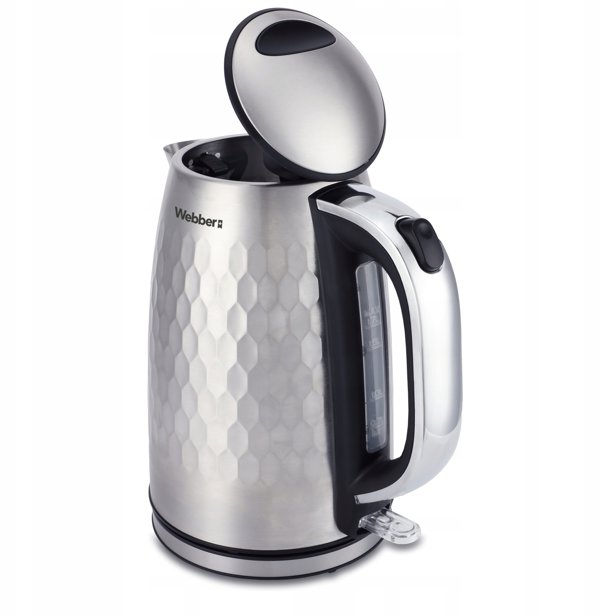 Czajnik elektryczny bezprzewodowe Webber WK-330 2200 W 1,7 l czarny INOX