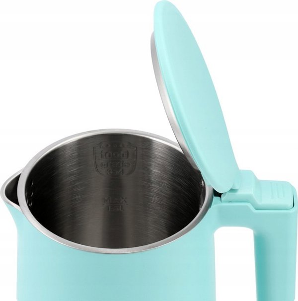 Ηλεκτρικός Βραστήρας Toya LUND 1.5L 2200W Cool Touch Τυρκουάζ