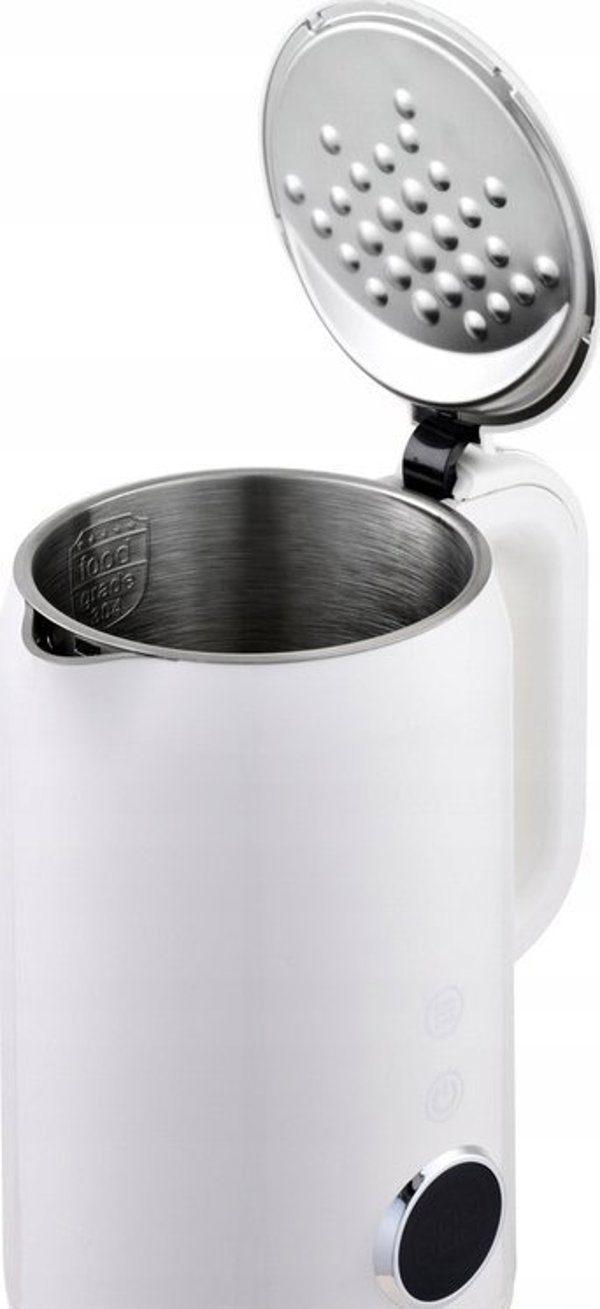 Ηλεκτρικός Βραστήρας Toya LUND 1.7L με Ρύθμιση Θερμοκρασίας, Λευκός