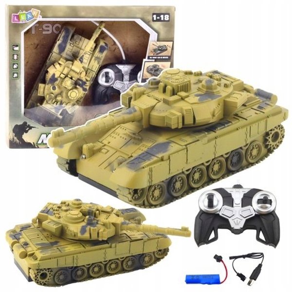 Ραντάρ Στρατιωτικό Τεθωρακισμένο T90 RC με Φώτα και Ήχους 1:18