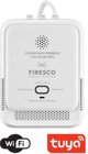 Firesco Ανιχνευτής Φυσικού Αερίου JT-ZL2010W Wifi Tuya Smart, Λευκός