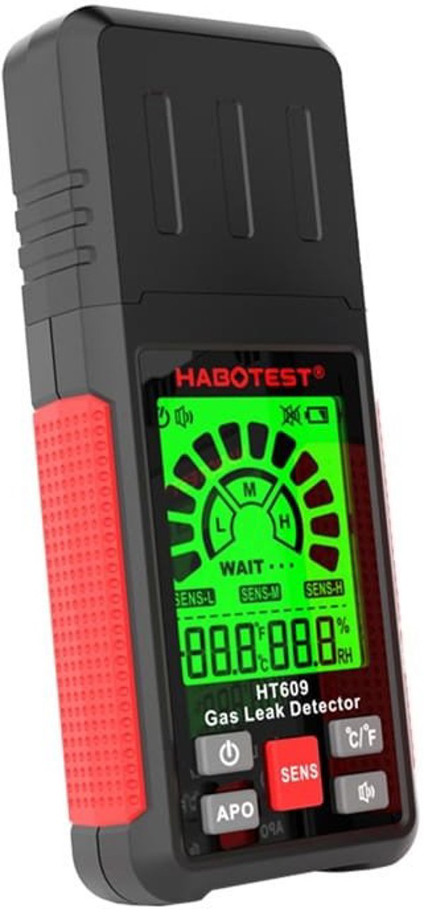 Habotest HT609PRO Ανιχνευτής Διαρροής Αερίου, Ψηφιακός Ανιχνευτής Φυσικού Αερίου και Υγραερίου