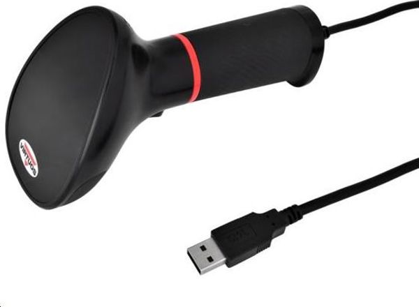 Virtuos HT-855A Ενσύρματος Σαρωτής Barcode 2D CCD, USB, με Βάση, Μαύρο