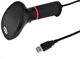 Virtuos HT-855A Ενσύρματος Σαρωτής Barcode 2D CCD, USB, με Βάση, Μαύρο