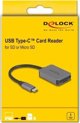 Delock Card Reader USB-C για microSD και SD - 14219292