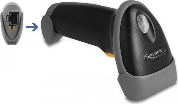 Αναγνώστης Barcode Delock 90584 1D Laser Χειρός Μαύρος