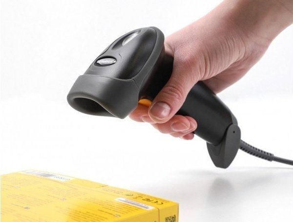 Αναγνώστης Barcode Delock 90584 1D Laser Χειρός Μαύρος