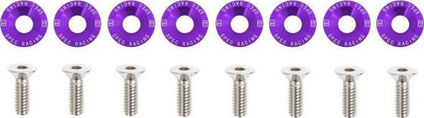 D1Spec_D Βίδες με ροδέλες καθολικές 6mm JDM Purple