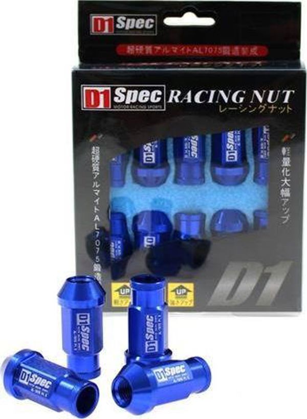 D1Spec_D Nakretki D1SPEC Replica Race M12x1.25 Blue
