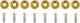 D1Spec_D Srubki z podkladkami uniwersalne 6mm JDM Gold