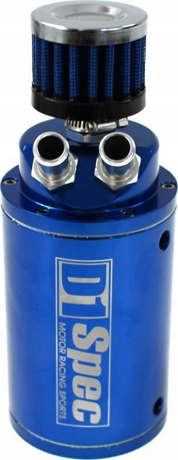 D1Spec Oil catch tank D1Spec 15mm Blue + Filtr
