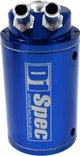 D1Spec Oil catch tank D1Spec 15mm Blue + Filtr
