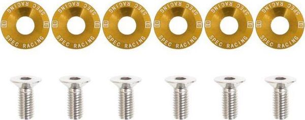 D1Spec_D Skrutki Fender washers D1 8mm Gold