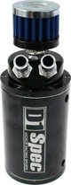 D1Spec Oil catch tank D1Spec 15mm Black + Filtr