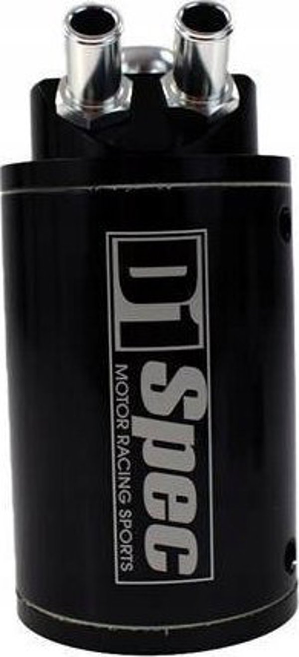 D1Spec Oil catch tank D1Spec 15mm Black + Filtr