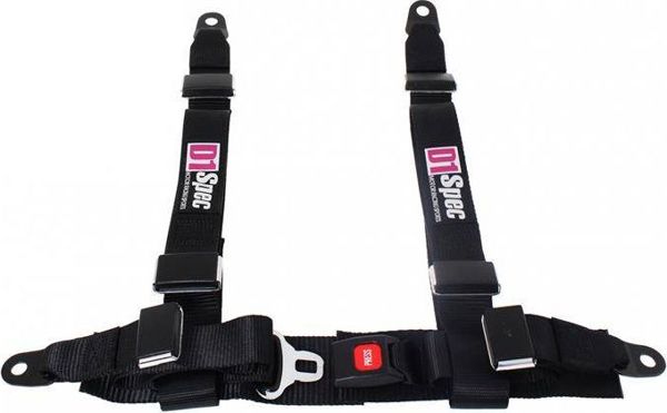 D1Spec_D Pasy sportowe 4p 2" D1Spec Black