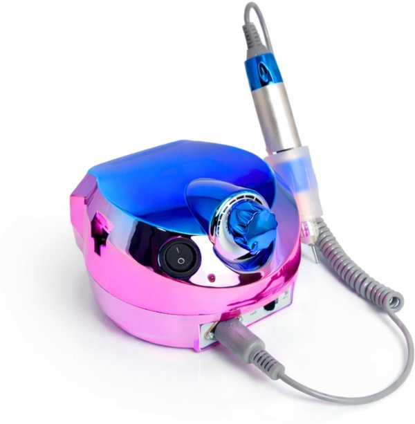 DA4B Frezarka do paznokci 65w metaliczny  niebieski