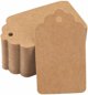DA491 Κρεμαστά καρτελάκια για δώρα 100 τεμ. καφέ