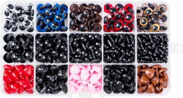 DA503 Bezpieczne oczy noski do maskotek   752szt
