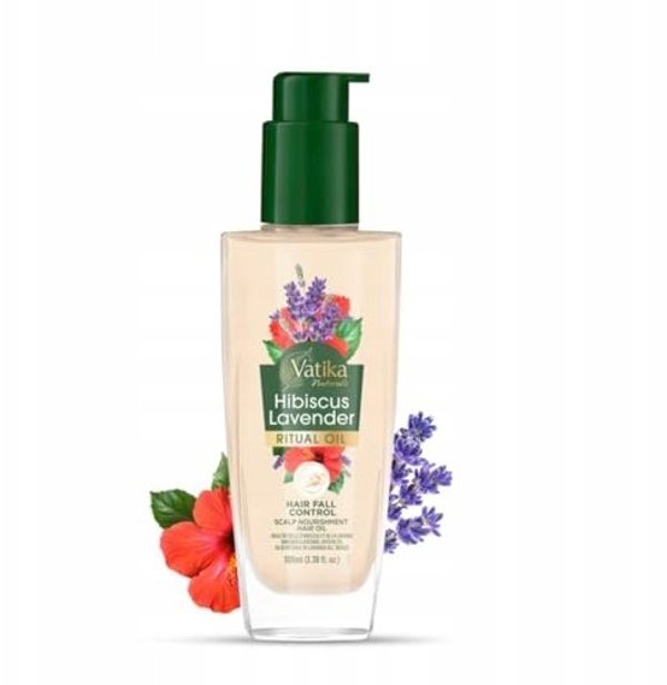 Dabur Έλαιο Μαλλιών Hibiscus & Lavender 100ml – Ενυδατικό Λάδι Περιποίησης