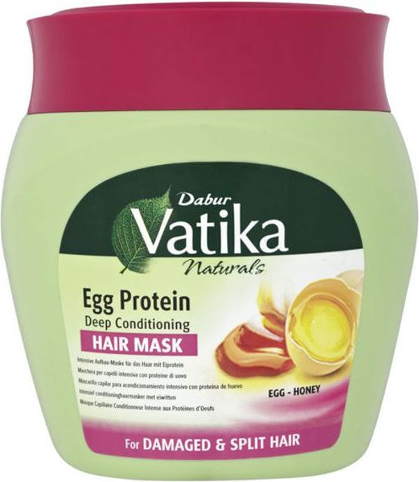 Dabur Vatika Μάσκα μαλλιών με πρωτεΐνες αυγού, βαθιά θρέψη, 500g