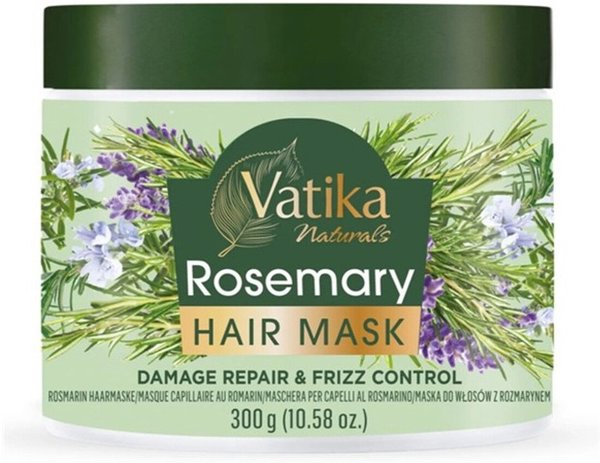 Dabur Vatika Rosemary μάσκα μαλλιών για αναδόμηση και έλεγχο του φριζαρίσματος 300g