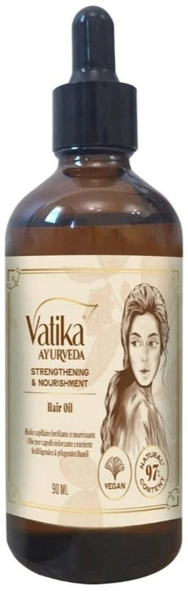 Dabur Vatika Ayurveda Ενισχυτικό Θρεπτικό Έλαιο Μαλλιών 90ml