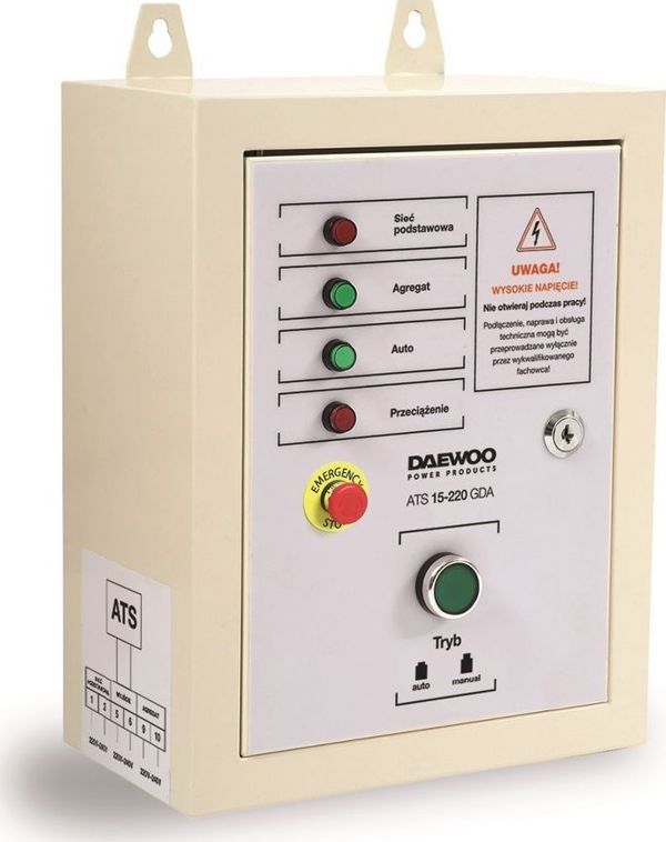 Daewoo ATS 15-220GDA Μονάδα Αυτοματισμού Μεταγωγής (ATS) για Γεννήτριες Βενζίνης Daewoo GDA 7500E & 8500E
