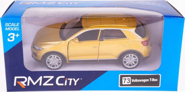 Daffi Volkswagen T-Roc Μεταλλικό Αυτοκινητάκι RMZ με Ανοιγόμενες Πόρτες Χρυσό