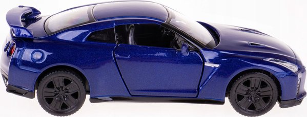Daffi Nissan GT-R Μεταλλικό Αυτοκινητάκι Μινιατούρα με Ανοιγόμενες Πόρτες Μπλε