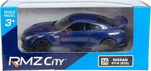 Daffi Nissan GT-R Μεταλλικό Αυτοκινητάκι Μινιατούρα με Ανοιγόμενες Πόρτες Μπλε