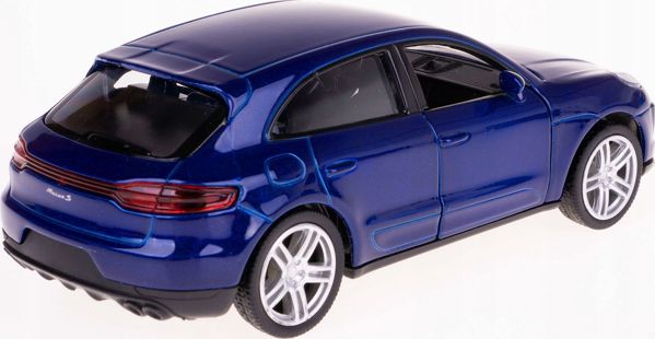 Daffi Porsche Macan S Μεταλλικό Μοντέλο Αυτοκινήτου 1:32, Σκούρο Μπλε με Ανοιγόμενες Πόρτες