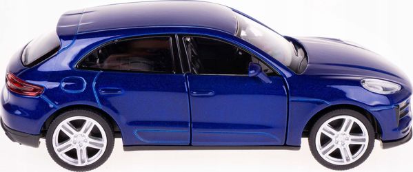 Daffi Porsche Macan S Μεταλλικό Μοντέλο Αυτοκινήτου 1:32, Σκούρο Μπλε με Ανοιγόμενες Πόρτες