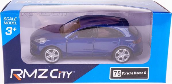Daffi Porsche Macan S Μεταλλικό Μοντέλο Αυτοκινήτου 1:32, Σκούρο Μπλε με Ανοιγόμενες Πόρτες