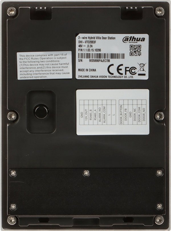 Dahua Technology ΣΕΤ Θυροτηλεόρασης KTX01(F) Wi-Fi, 2-Wire, Έγχρωμο Σύστημα Θυροτηλεόρασης
