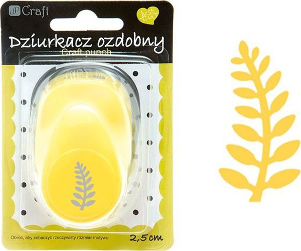 Dalprint Διακοσμητικός Διατρητής Χαρτιού DPCRAFT Fern, 2.5cm, JCDZ-110-329