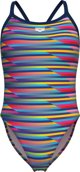 WOMEN'S ARENA RACING STRIPE SWIMSUIT XCR
