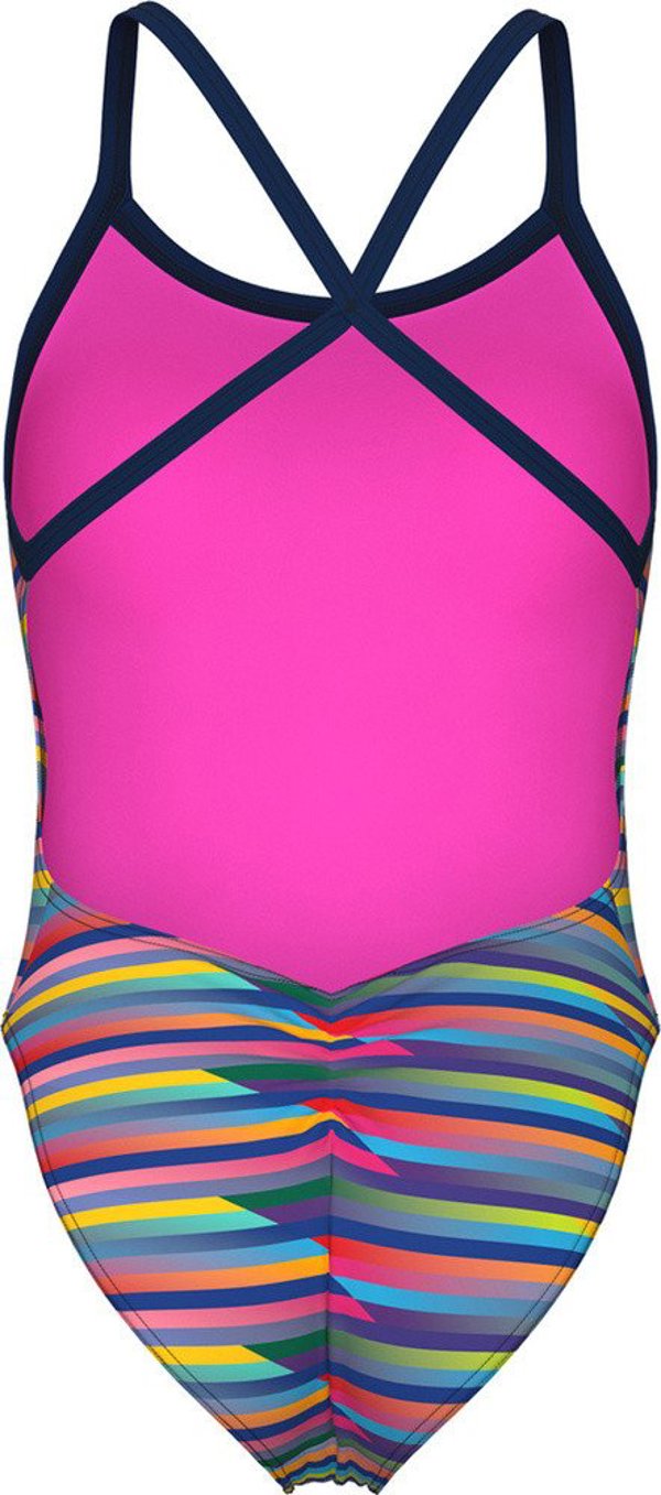 WOMEN'S ARENA RACING STRIPE SWIMSUIT XCR