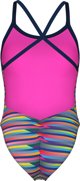 WOMEN'S ARENA RACING STRIPE SWIMSUIT XCR